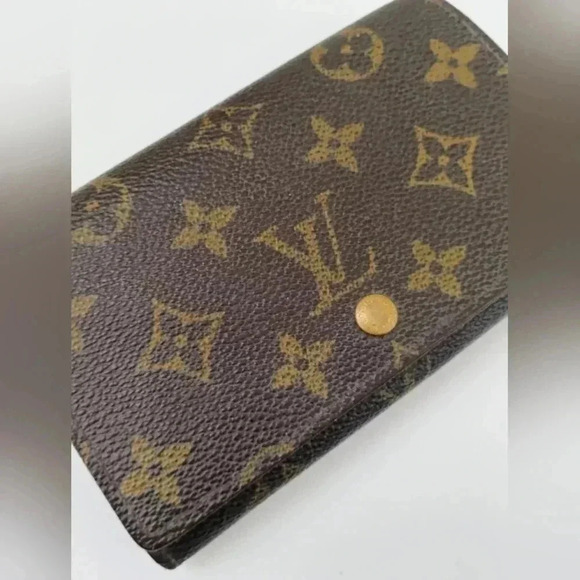 Louis Vuitton Monogram Viennois Wallet Luxury Monogram Coated Canvas Snap Closur - Picture 2 of 11
